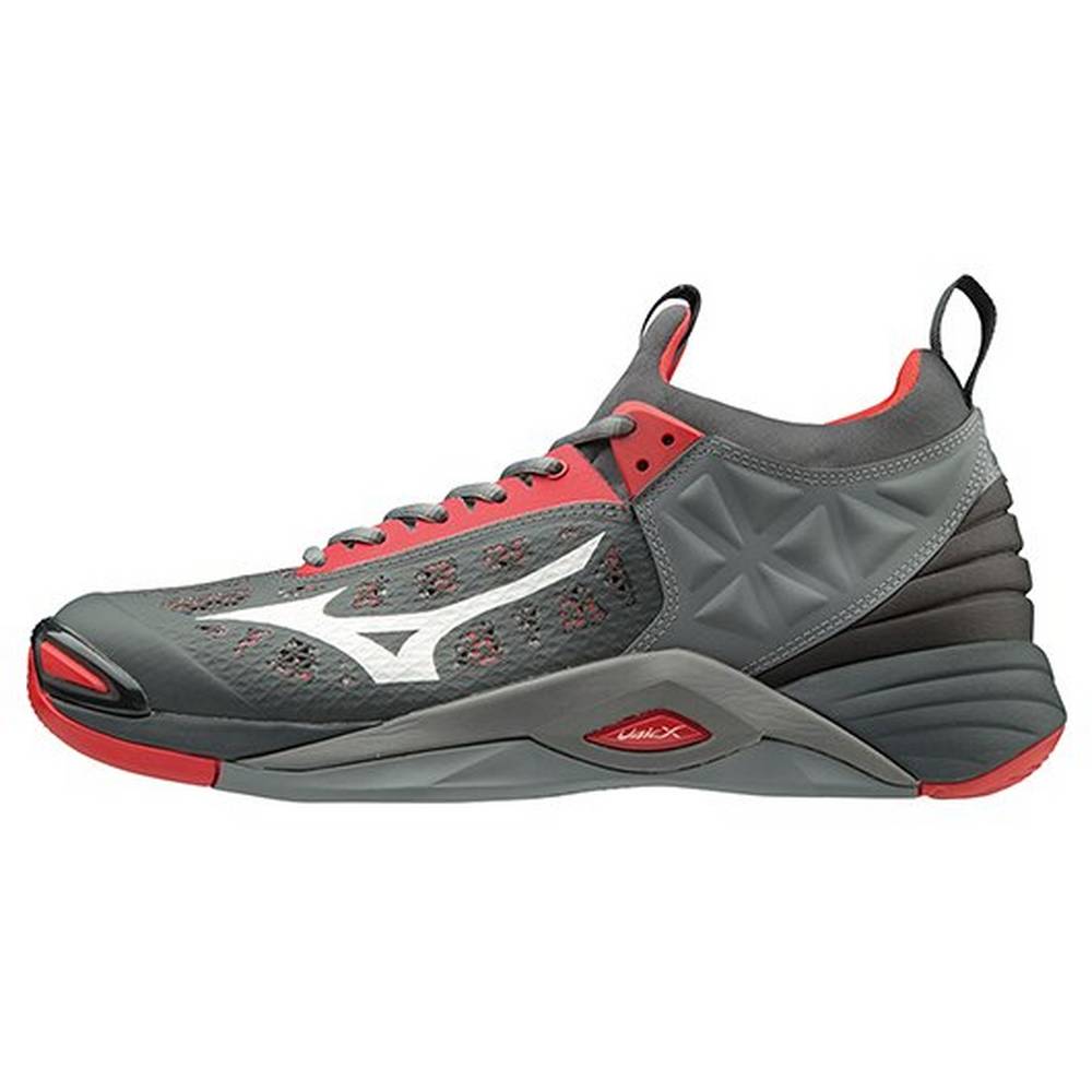 Tenis Para Voleibol Mizuno Wave Momentum Para Hombre Rojos/Grises 5376184-XM